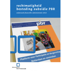 Rechtmatigheid besteding subsidie PBR